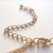 Peter Pan collar necklace in golden chain, removable and adjustable, autumn trend