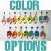 Neon Aztec  - Turquoise - 3 inch - Faux Leather Feather Earrings