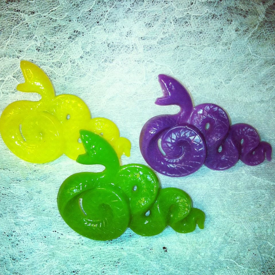 Large Snake Custom Color Resin Ring