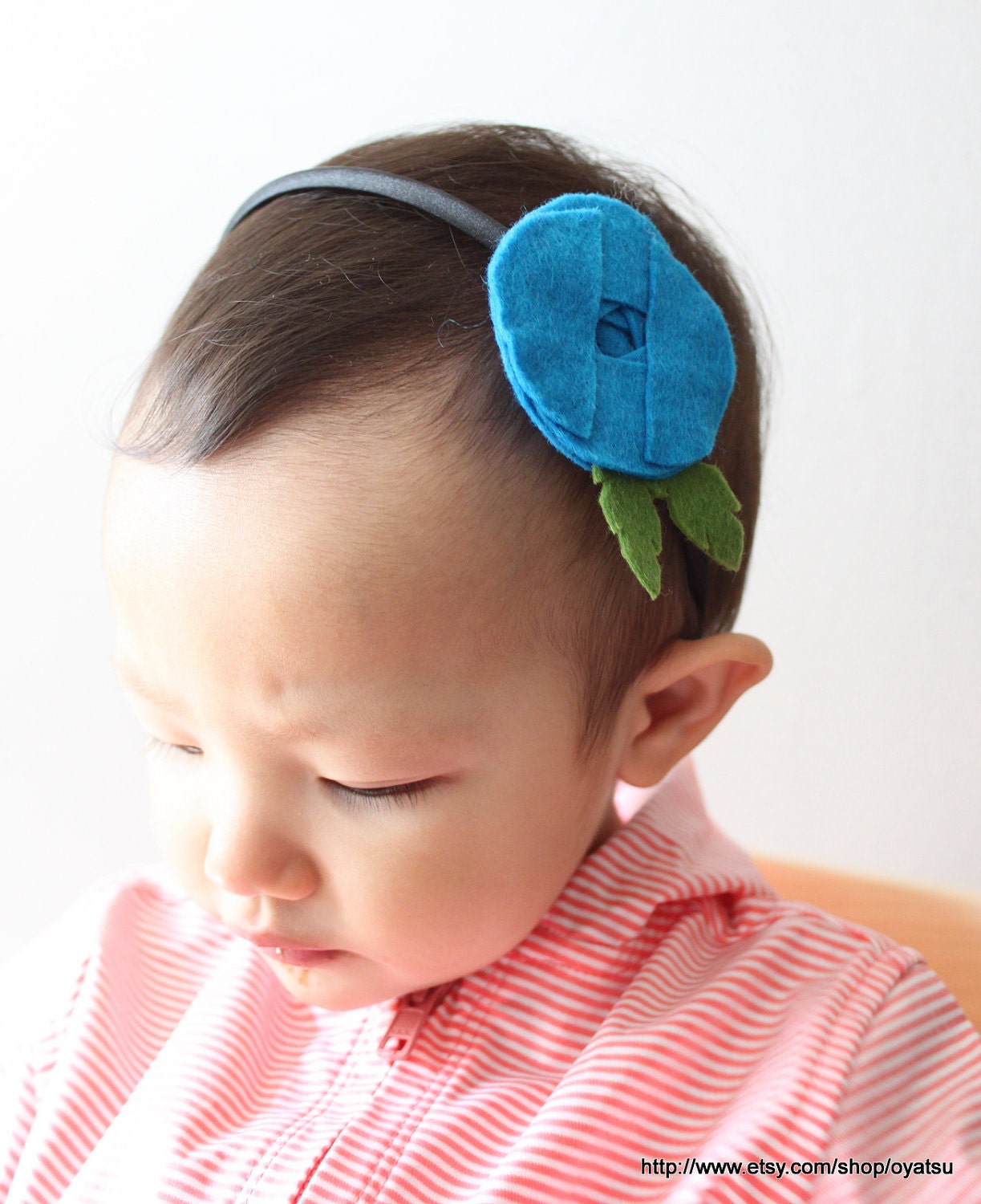 Beautiful headband for children or adult in felt /Serre-tête enfant ou adulte avec feutrine