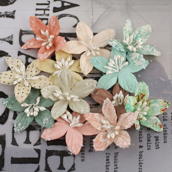 Lucerne Fairy Belle Mulberry Paper Flowers by Prima Marketing