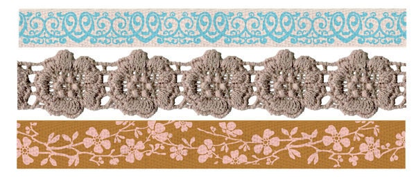 Fairy Belle Twill Ribbons Lace and Trim  by Prima Marketing