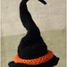 Halloween witch baby hat, perfect newborn photo prop and Halloween costume