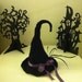 Halloween witch baby hat, perfect newborn photo prop and Halloween costume