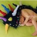 Mohawk  Dragon baby hat, perfect newborn photo prop and Halloween costume