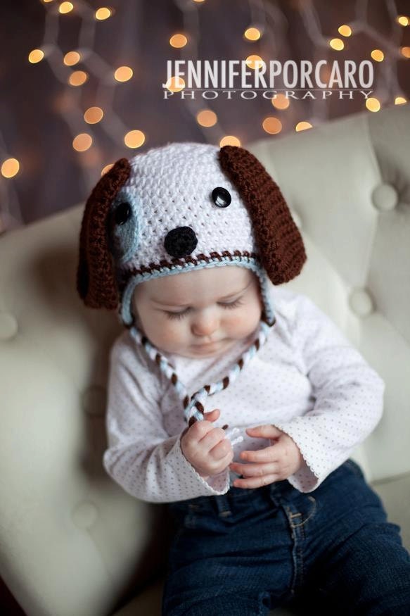 Puppy Crochet Hat