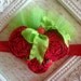 Strawberry Hair Bow-Strawberry Birthday-Strawberry headband-Strawberry Headbands-Strawberry shortcake-Infant Headbands-Birthday Headbands