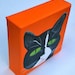 Custom Cat portrait Cat portrait Custom cat portrait Black cat painting Cat art pet portrait cat art work Paintings from Photo's