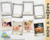Urban Beach Digital Scrapbook Frames Set - Scrapbooking and Photo Frames