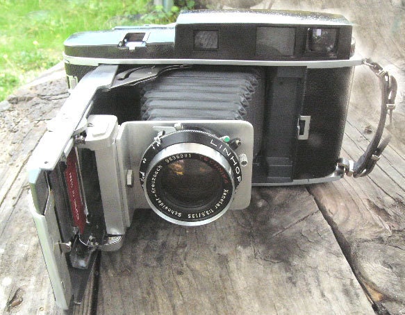 Custom 135mm or 150mm High End Lens On a Polaroid 900 4x5 Format Camera By Alpenhause Kamera Werke