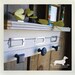 RESERVED 4/13 for Shelley -- Shutter Slat Wall Organizer. (No. 12) (OOAK, Vintage-Style, Shelf, White, Upcycled, Jewelry Holder, Unique)