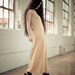90s yellow maxi dress size small