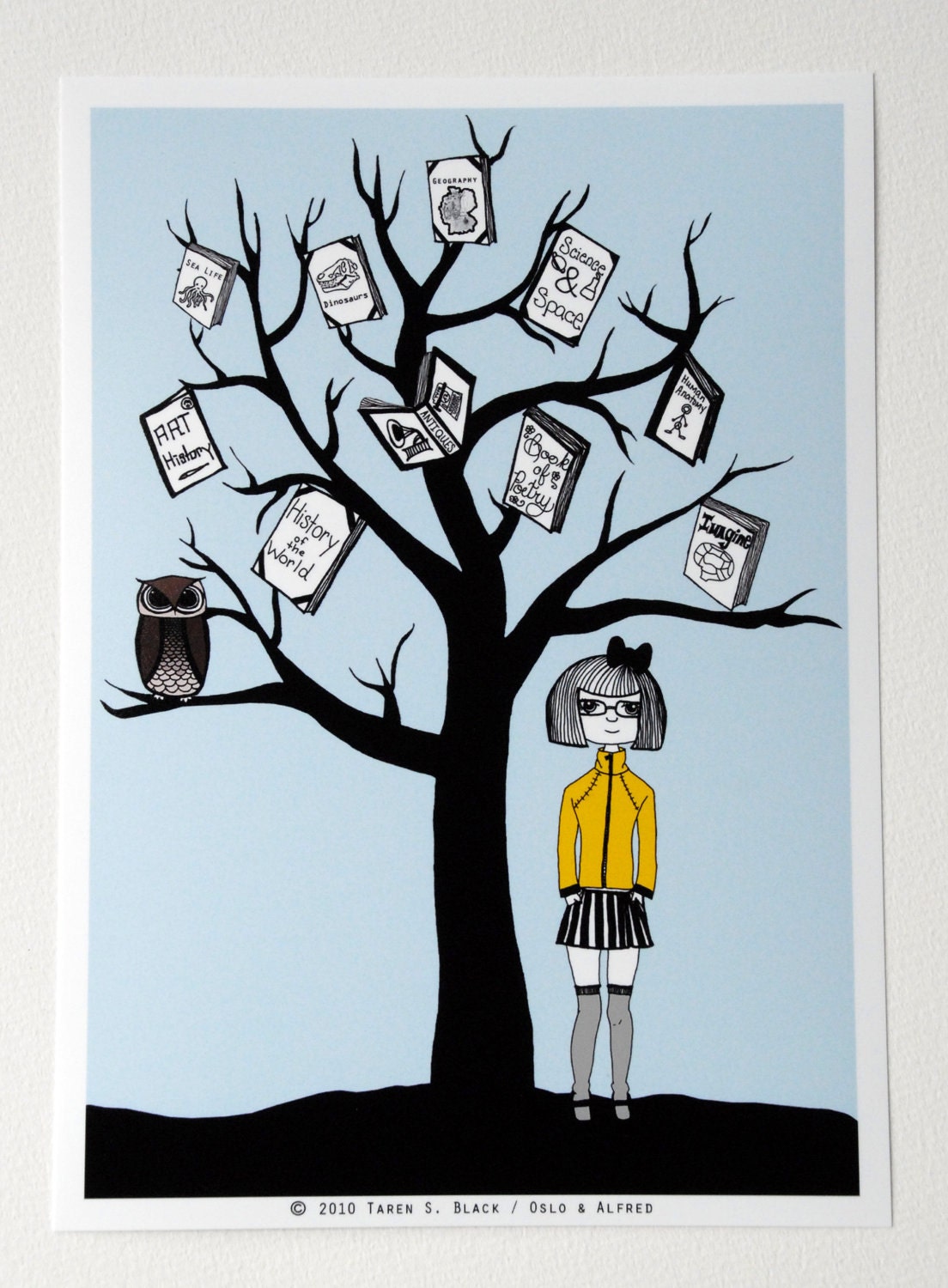 The Book Tree - Illustration by: Taren S. Black