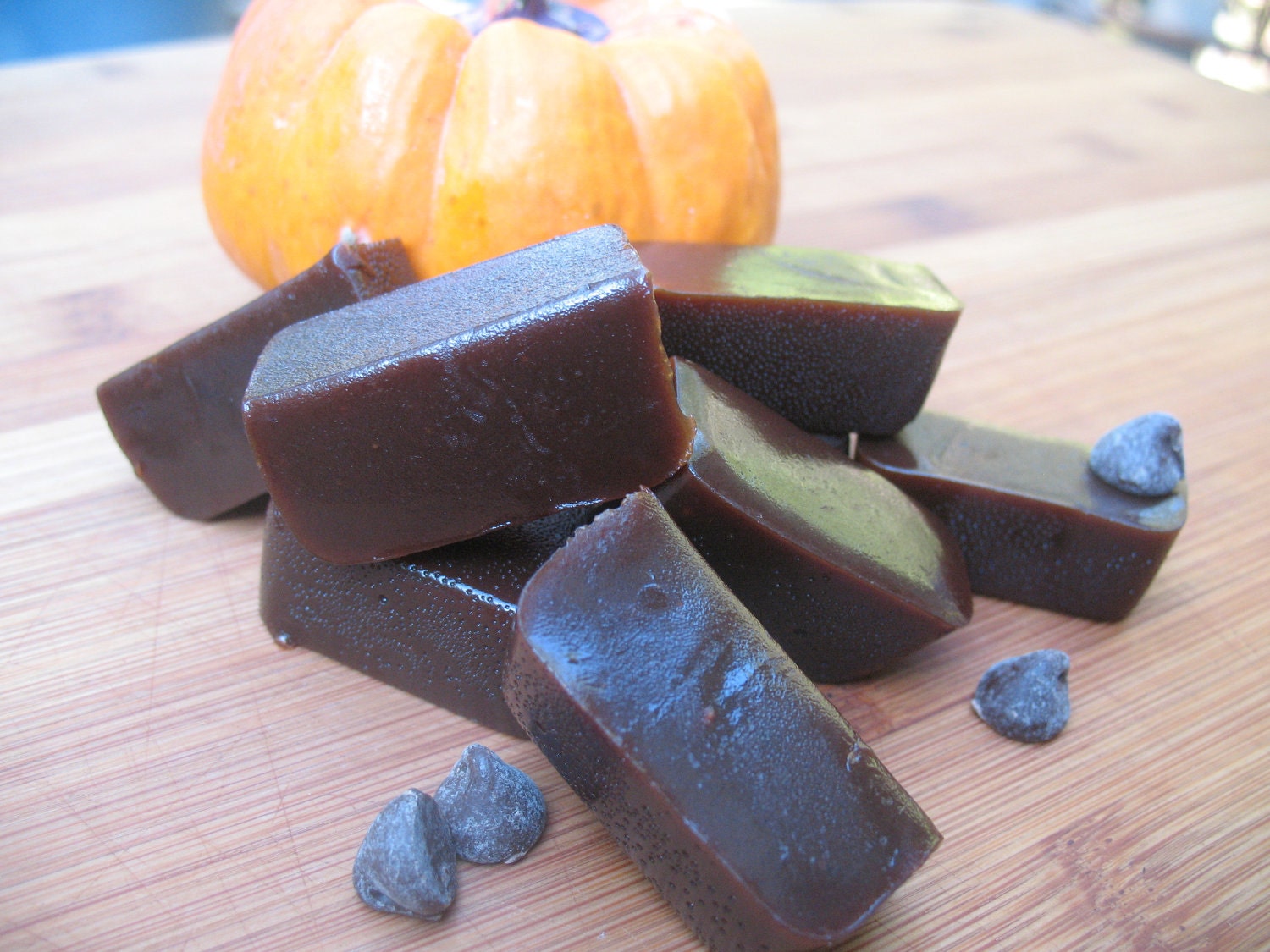Vegan Organic Dark Chocolate Pumpkin Spice Caramels