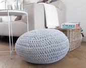 Pouf crochet-grey - Læbl301