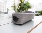 Grey felt  basket - Læbl107