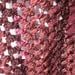 Infinity Eternity Cowl Neck Warmer Scarf Garnet Burgundy Soft Cluster Crochet MADE TO ORDER
