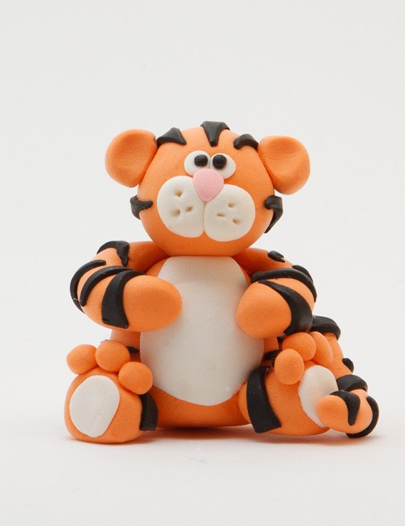 Cute Little Tiger Cake Topper