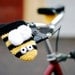 FOR KIDS Honeycomb Bee Bike Handwarmers Gloves Wool Crochet Cold Days Toddler Kids Child Children Gift Cozy Yellow Black