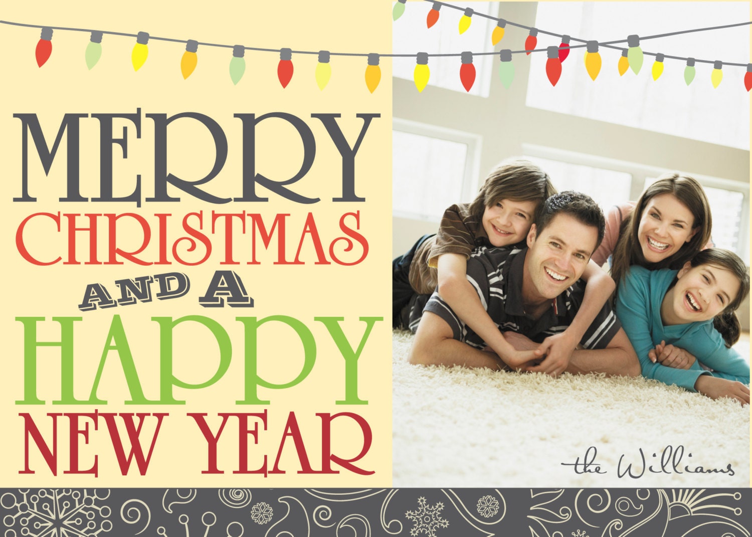 Custom Photo Christmas Card