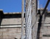 Brooklyn Bridge New York City Structure Cables Architecture Urban Diptych (4" x 6" Fine Art Photo Print / Notecard)