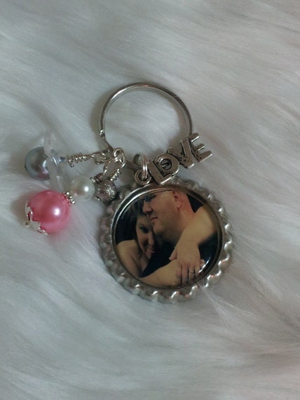 Photo Keychain, Custom Photo Gift, Personalized Photo Keychain, Grandparents Day, Grandparents day gift