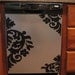 Appliance Vinyl Decal-Large Damask