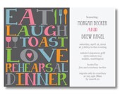Printable Rehearsal Dinner Invitation