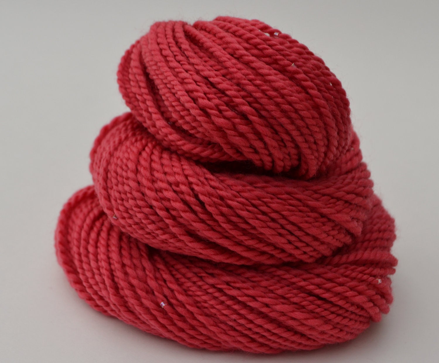 Valentine beaded handspun yarn - 110 Yards
