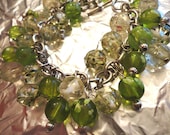 Lime Green Mixed Bead Bracelet