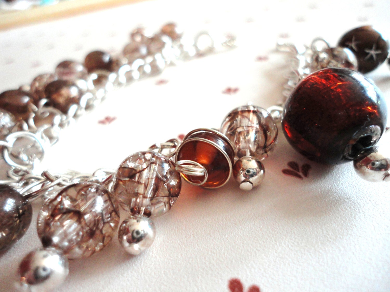 Brown Beaded Bracelet