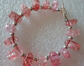 Pink Rose Nugget Bracelet