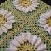 INSTANT DOWNLOAD Crochet Blanket Pattern PDF (Springtime Flowers)