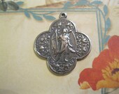 Sterling Silver  St. Raphael the Archangel Religious Medal