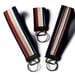 Wristlet Key fob - Navy Blue cotton webbing - Fathers Day