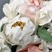Custom made paper flower wedding bouquet
