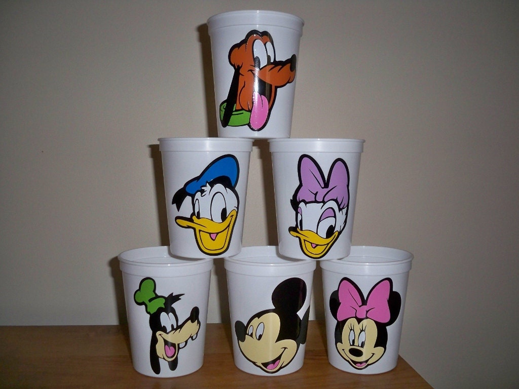 MICKEY AND FRIENDS birthday party favor cups 16 ounce Il_170x135