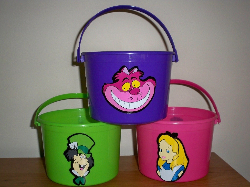 ALICE IN WONDERLAND birthday party favor pails (price s for 1 pail) Il_170x135