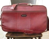 Burgundy Samsonite Suitcase