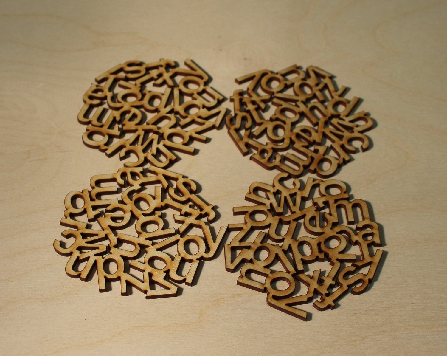Alphabet Coasters-Helvetica
