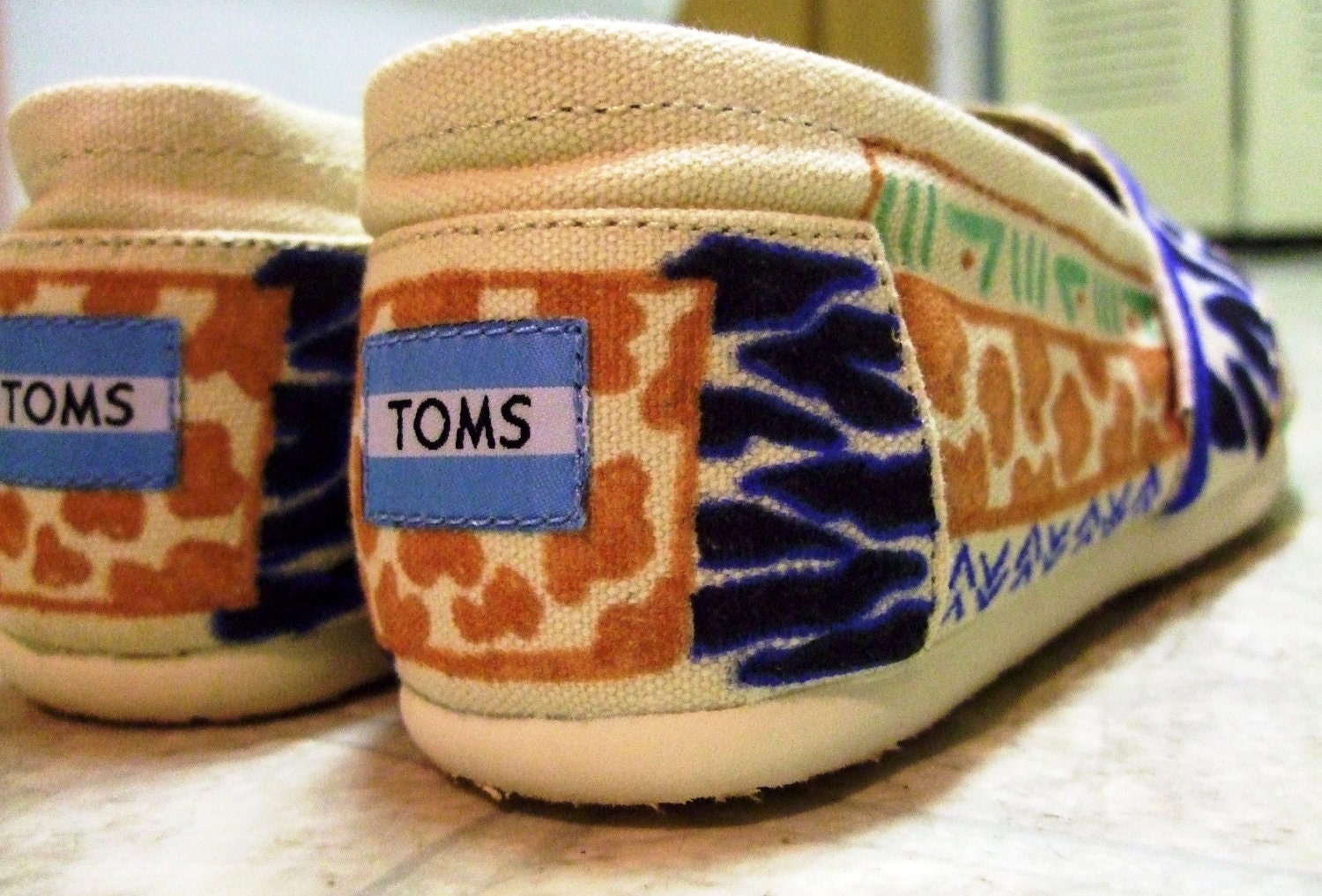 Custom painted TOMS Shoes