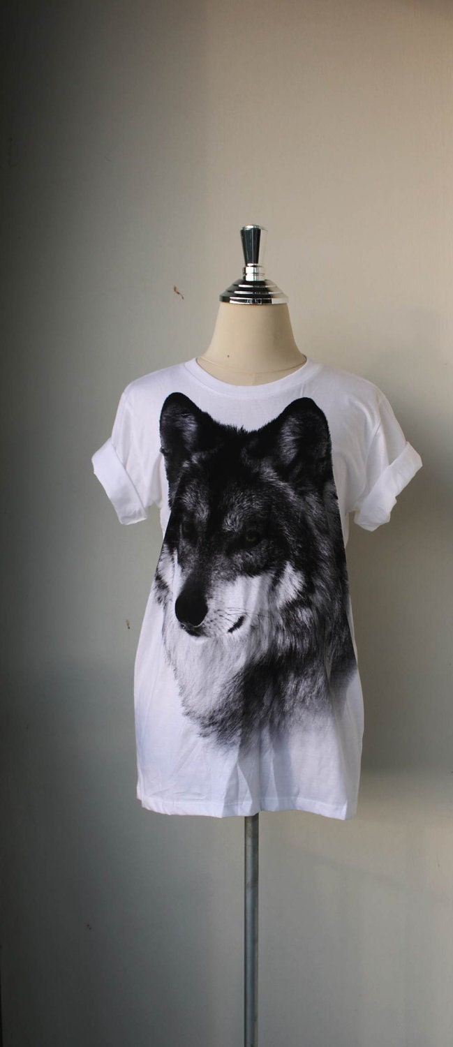Wolf T- Shirt,Fox T-shirt,Animal screen T-shirt,Men T-shirt,Unisex T-shirt Available In SizeS, M,L,