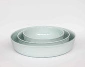 nesting bowl medium - porcelain (glacier colour)
