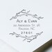 WALDEN - Custom Wooden Address Stamp - RSVP or Save The Date