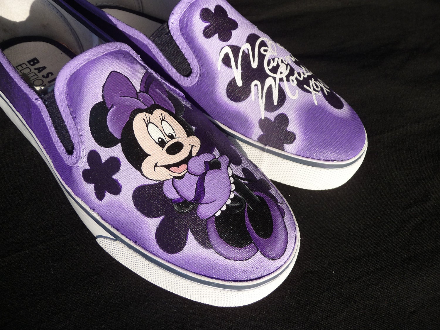 Custom Hand Painted Shoes - Minnie Mouse