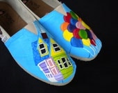 Custom Hand Painted Shoes - Up