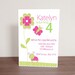 Garden Party Child's Printable Party Invitation