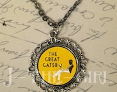 Great Gatsby Vintage Cover Necklace