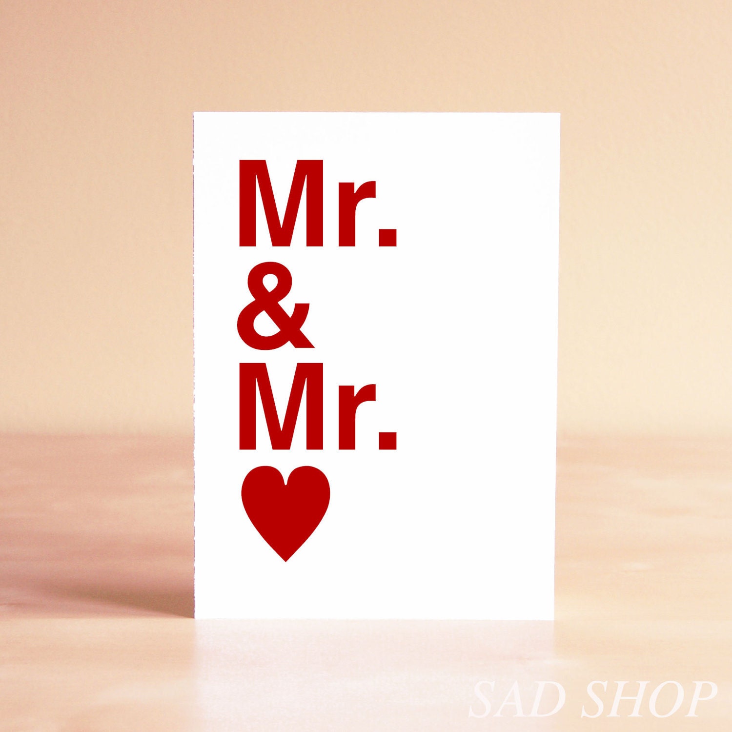 Gay Wedding Card - Gay Engagement Card - Gay Engagement Party Invitation - Gay Wedding Invitation - Mr. & Mr.