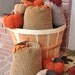 Upcycled Corduroy Pumpkin 9.5" Fall Decor